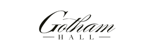 Black logo with elegant script font spelling 